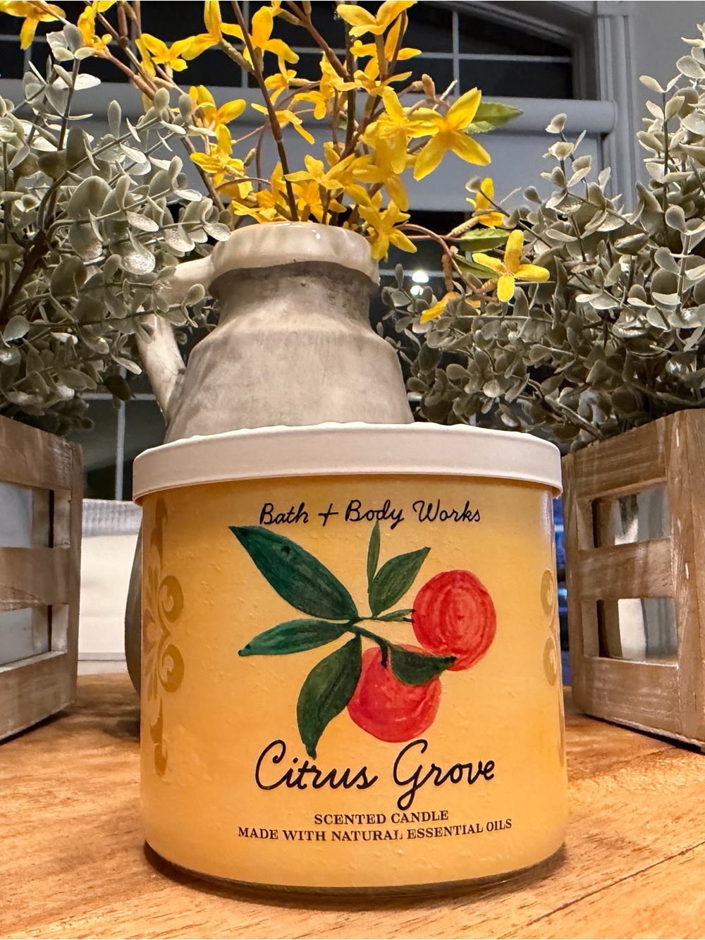 Bath & Body Works Citrus Grove Scented Candle - 14.5 oz
